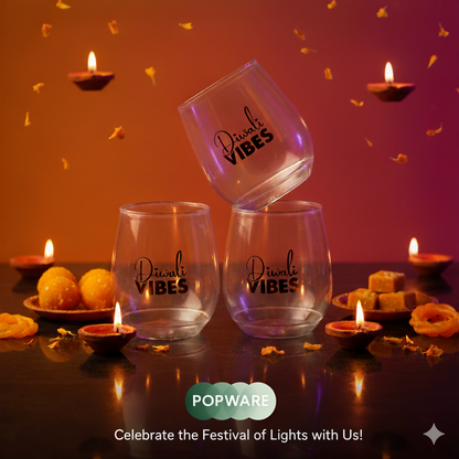 POP 400ml Vino Cups - Diwali Vibe