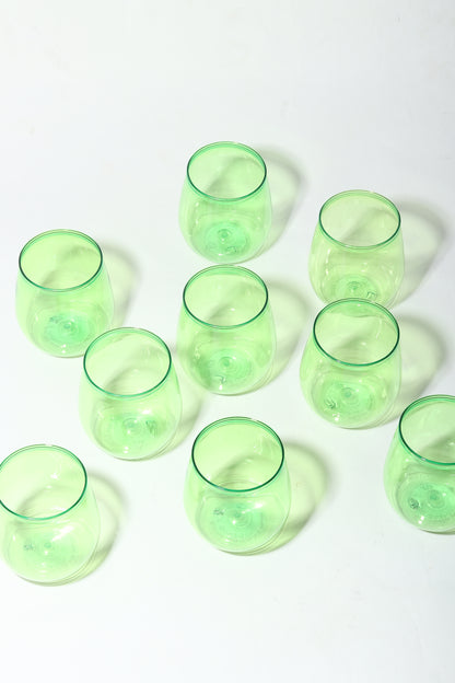 Green Color - 400ml Vino Cups
