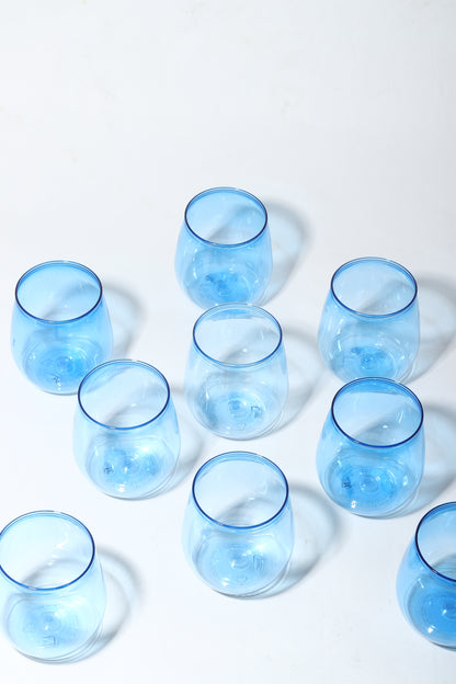 Blue Color - 400ml Vino Cups