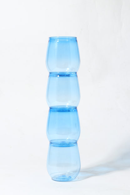 Blue Color - 400ml Vino Cups