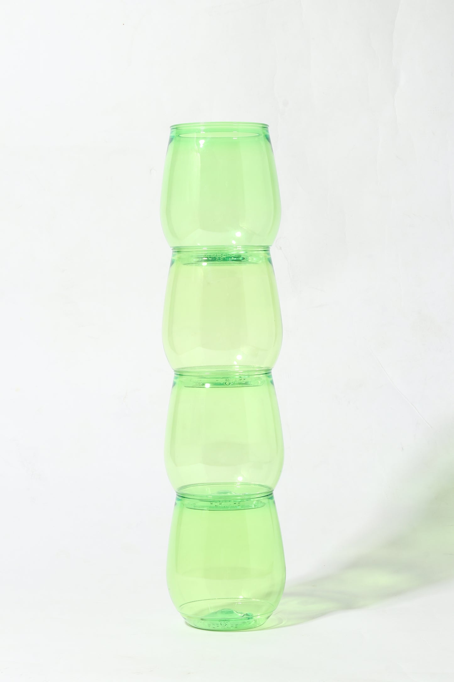 Green Color - 400ml Vino Cups