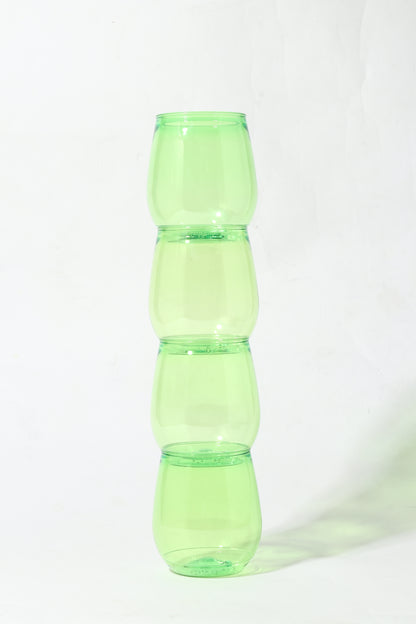 Green Color - 400ml Vino Cups