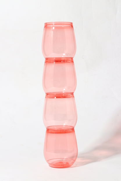 Red Color - 400ml Vino Cups