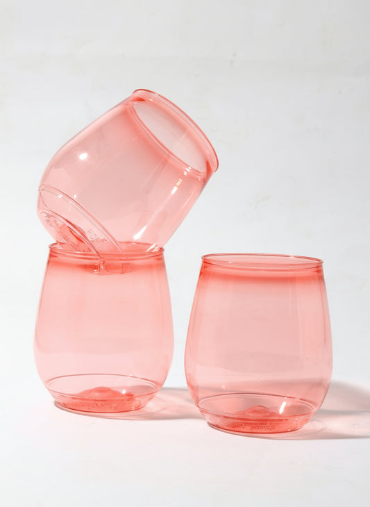 Red Color - 400ml Vino Cups