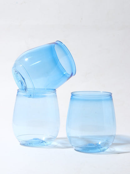 Blue Color - 400ml Vino Cups