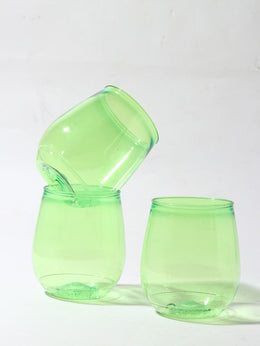 Green Color - 400ml Vino Cups