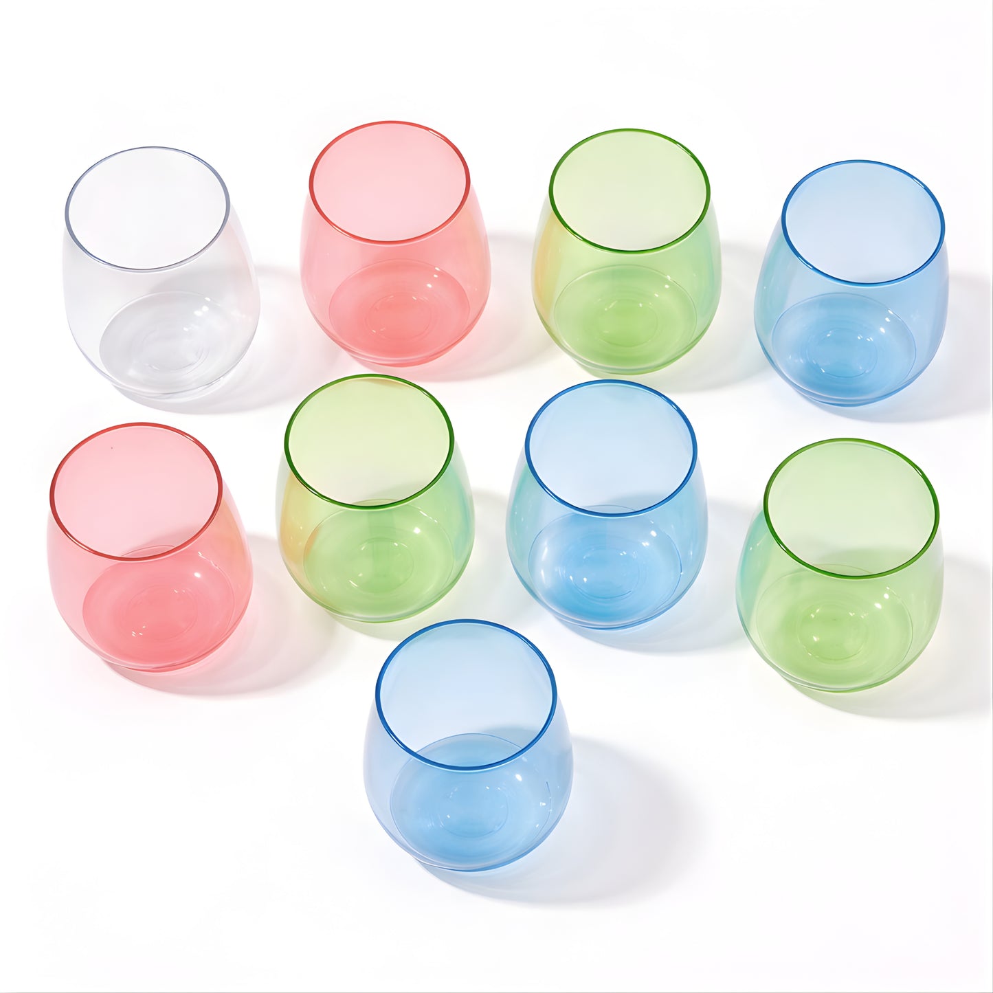 Colourful Set- 400ml Vino Cups