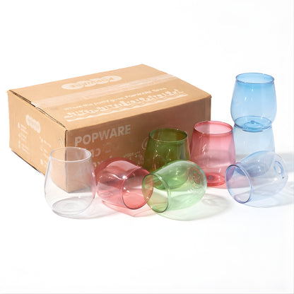 Colourful Set- 400ml Vino Cups