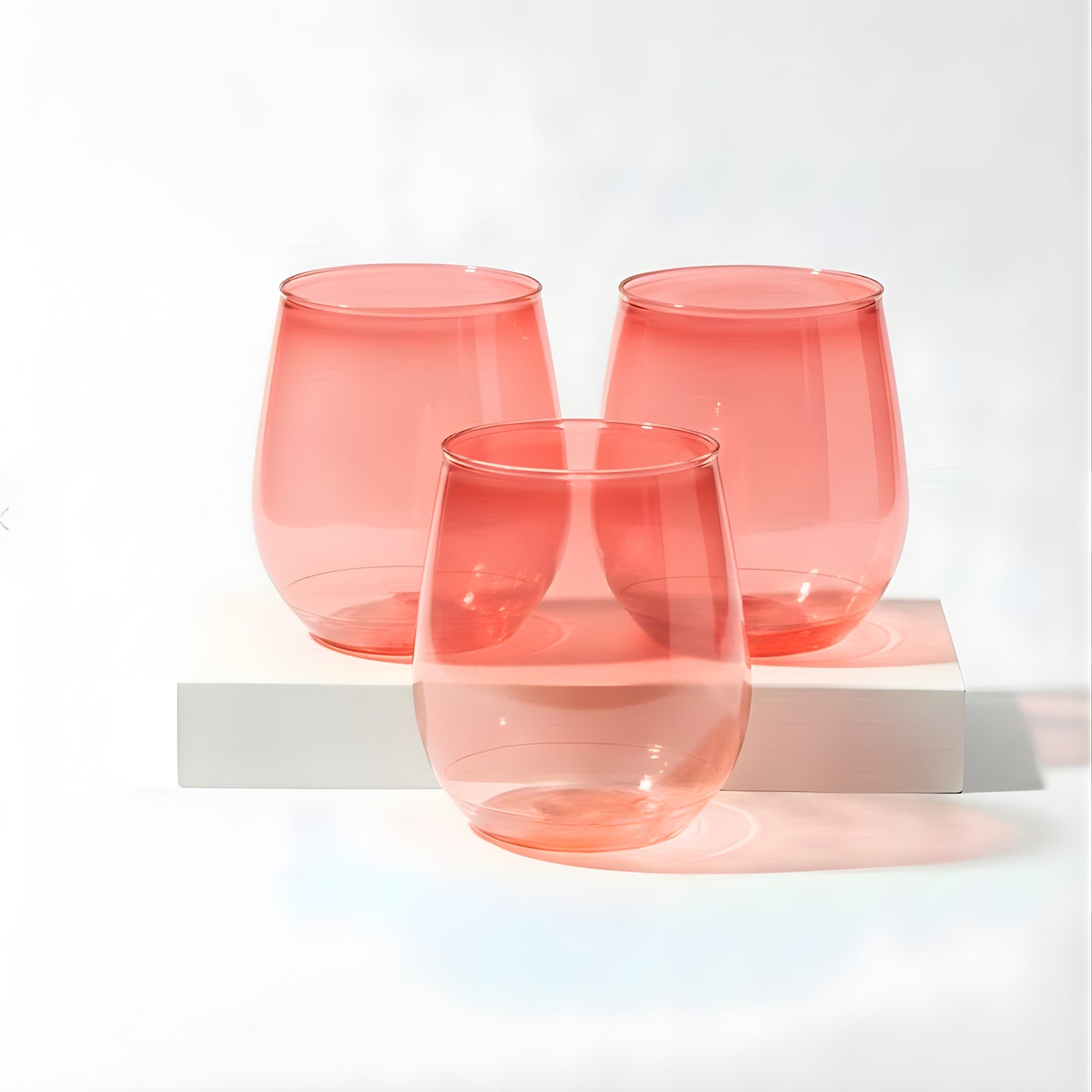 Red Color - 400ml Vino Cups